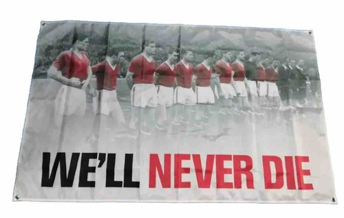 Man utd busby babes - busby, flag