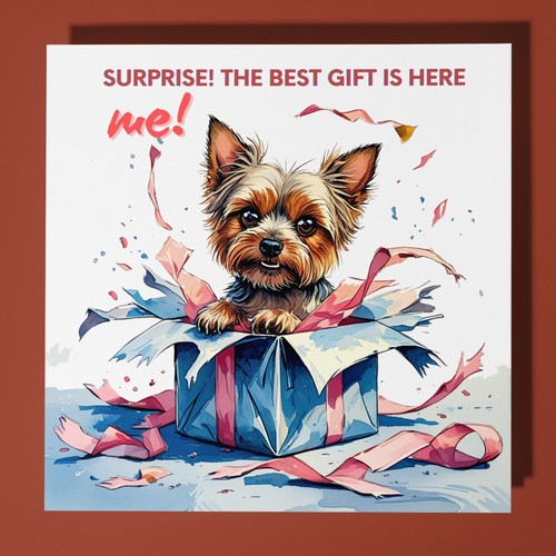 Yorkshire terrier happy - yorkshire,