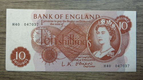 Bank england shilling - england,