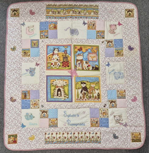 Quilted embroidered - quilted,