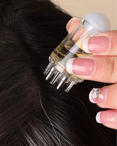 Hair oil applicator comb - hair,