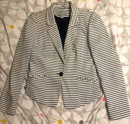 Women white black - h&m, white/black
