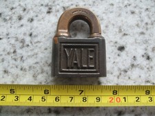 DECORATIVE BRASS YALE PADLOCK