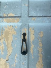 Cast iron front door knocker - iron,