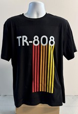 Retro Roland  TR808 Drum Machine  Black  Logo T-Shirt Top : Sizes S - 6XL NEW