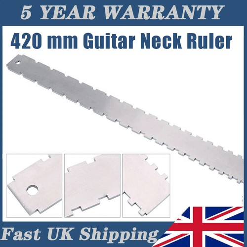 Guitar neck notched straight - notched,