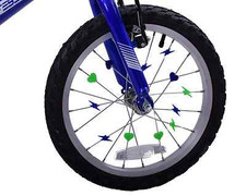 Bike Spokies Green & Blue