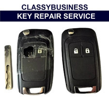Vauxhall Meriva 2010 - 2014 Key Fob Repair Service New Case, Buttons & Battery