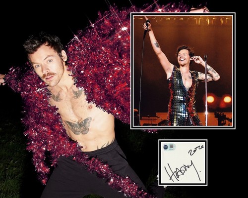 Harry styles signed photo - styles,
