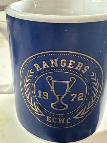 Glasgow rangers ecwc mug 1972 - glasgow,