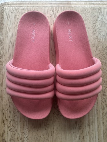 Next pink girls sliders - next,