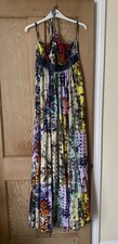 Firetrap Bellamy Halter Neck Maxi Dress Size S