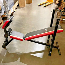 York Warrior 2 in 1 Dumbbell & Ab Bench with Preacher Curl Gym Weight Ex-Display