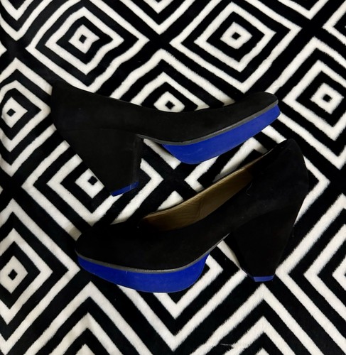 Audley black blue suede - black,