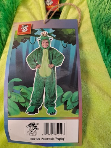 Eb121 kids green furry frog - eb121,
