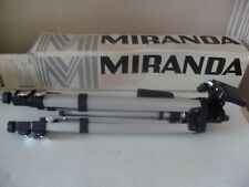 Miranda M-800 Professional Camera Tripod 3way Pan/Tilt Extends 28cm to 150cm