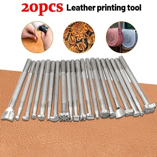 Leather stamping tools - stamping, set