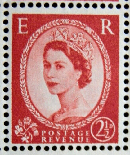 1957 sg544b qeii d - qeii, st