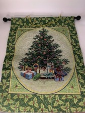 Christmas Wall Hanging Decoration LED Tapestry Wall Art Festive Decor