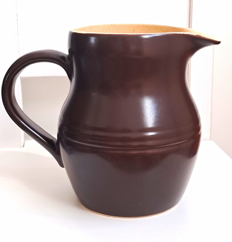 Vintage stoneware large brown - stoneware,