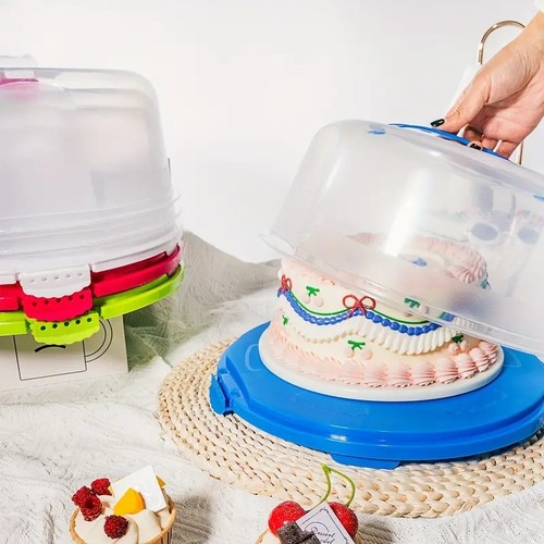 Large round cake storage - large,