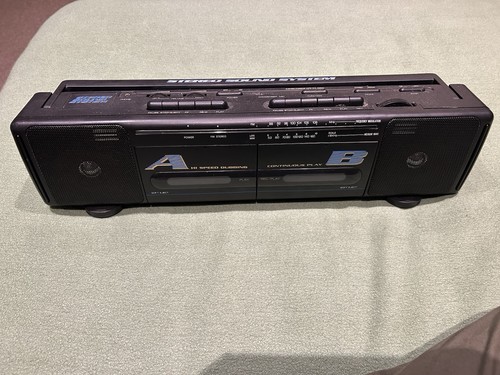 Vintage boombox casette player - vintage,