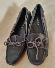 Sebago Womens Nina Waxed Bala Moccasin Size uk 7/40.5 Rrp£110