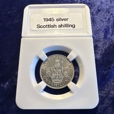 1945 silver  Scottish shilling