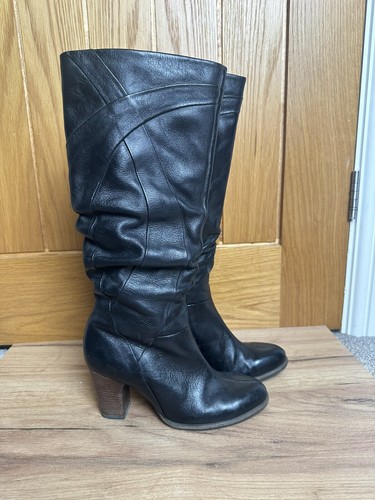 Clarks knee hight black - clarks,