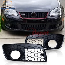 Pair Black Front Bumper Fog