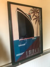 Vintage Art Deco Poster Mirage Editions 5th Anniversary Ship Ocean Liner 82 