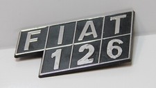 CLASSIC FIAT 126 REAR BADGE