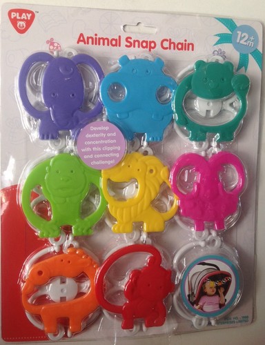 Pram toy animal snap chain - snap,