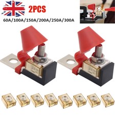 2Set Terminal Fuse Block Kit Fuse Max Voltage For Car Marine Boat RV 60-300A UK