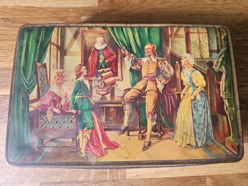 Vintage tin box - tin,