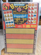 1940's-1950's Punch Board Game