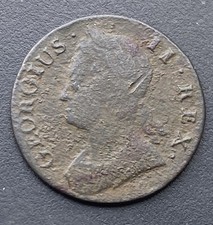 1772 George II Copper Half