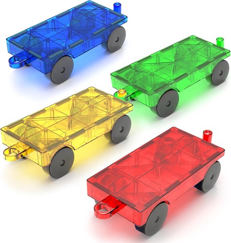 Magnetic tiles cars building - tiles,