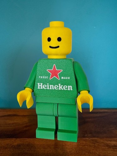 Heineken beer inspired - heineken, brick