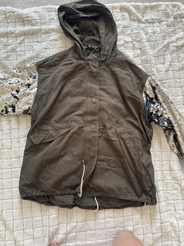 Zara trafaluc outerwear brown - zara,