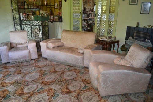 Rare pure silk upholstered - rare,