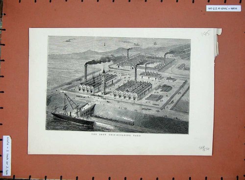 Original old antique - antique, print