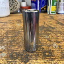 (386)  22mm HALFORDS ADVANCED 1/2 Drive Impact 6 Point Deep Socket 