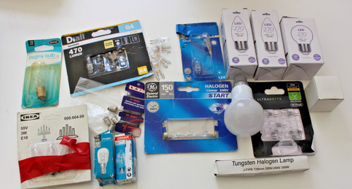 Job lot various light bulbs - lot, of