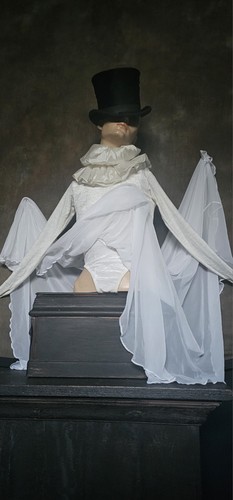 Vintage white theatre costume - white,