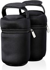 TOMMEE TIPPEE CLOSER TO NATURE BABY BOTTLE TRAVEL WARMER INSULATED BAGS x2
