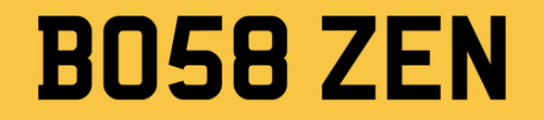 Zens zen number - zen, plate