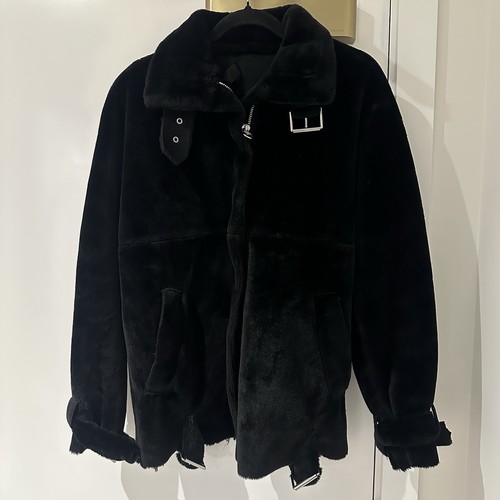 Topshop tall faux fur biker - fur,