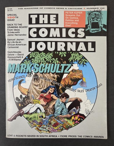 Comics journal 150 vgf 1992 - comics,