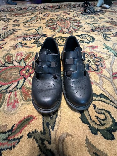 Martens black leather - martens,